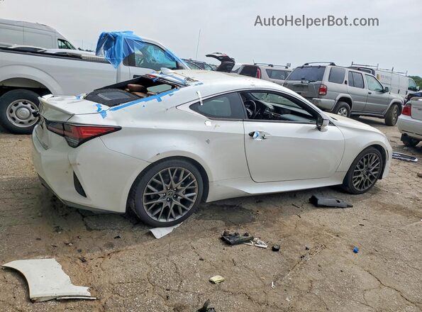 JTHHZ5BC9K5019678 2019 LEXUS RC White Задня права чверть