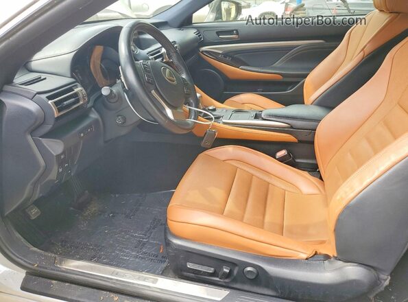 JTHHZ5BC9K5019678 2019 LEXUS RC White Вид салону спереду