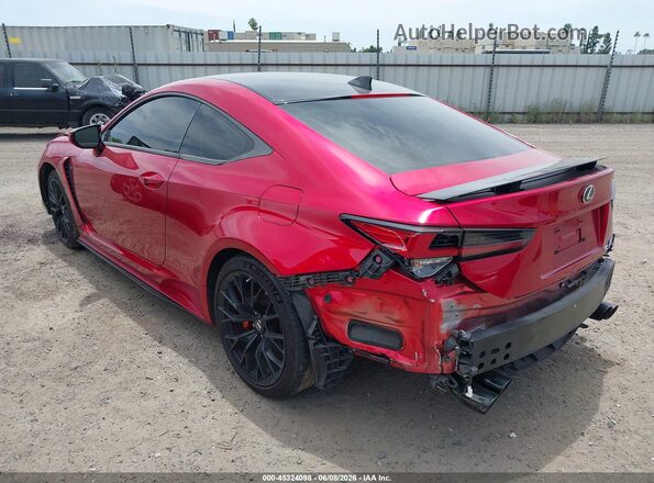 JTHJP5BC4N5008633 2022 LEXUS RC-F Red Trasero izquierdo