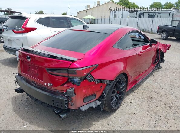 JTHJP5BC4N5008633 2022 LEXUS RC-F Red Trasero derecho
