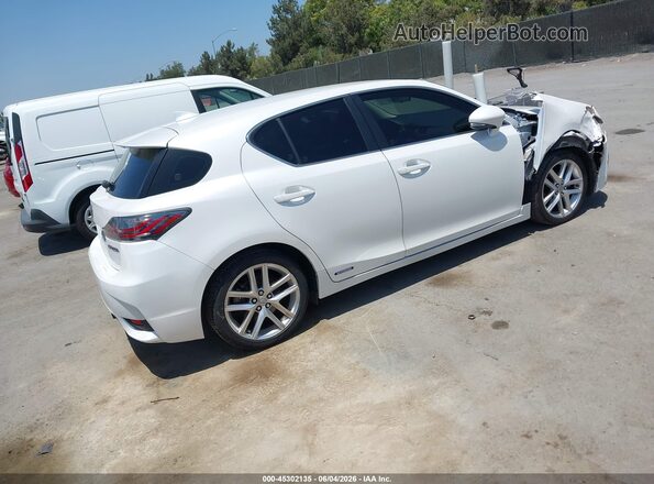 JTHKD5BH0H2288064 2017 LEXUS CT 200H White უკანა მარჯვენა