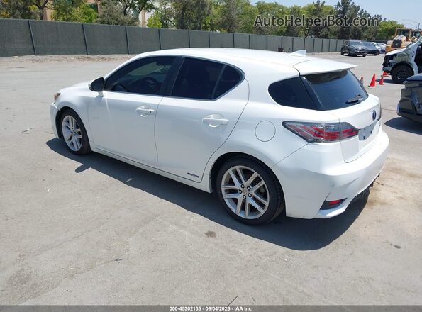 JTHKD5BH0H2288064 2017 LEXUS CT 200H White უკანა მარცხენა