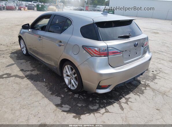 JTHKD5BH7H2298106 2017 LEXUS CT 200H Gray Հետևի ձախ