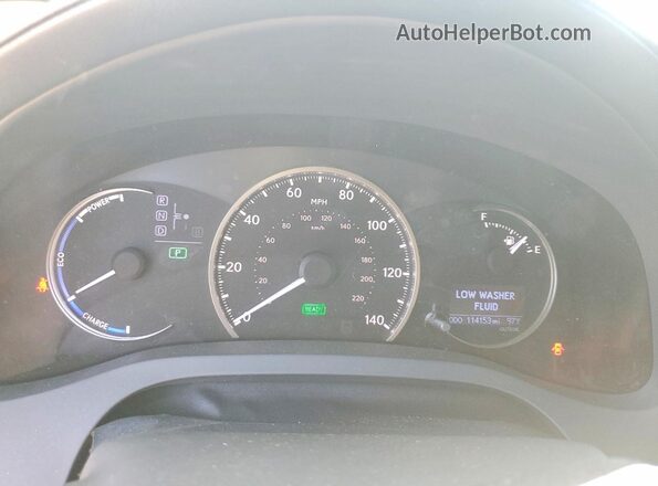 JTHKD5BH8G2274072 2016 LEXUS CT Серый Вид щитка приборов