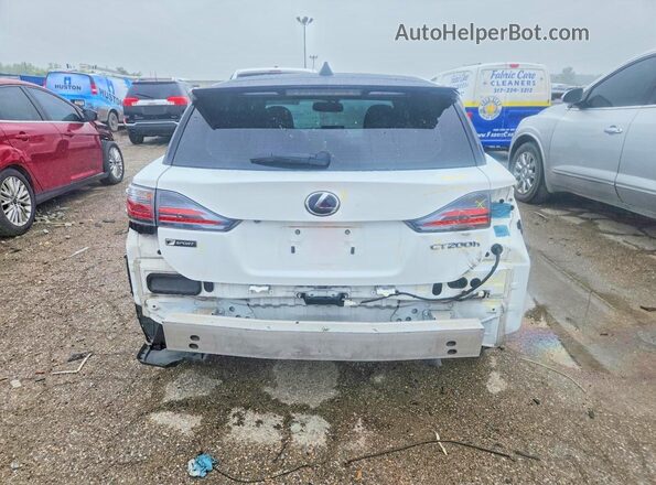 JTHKD5BH9G2264263 2016 LEXUS CT White Widok z tyłu