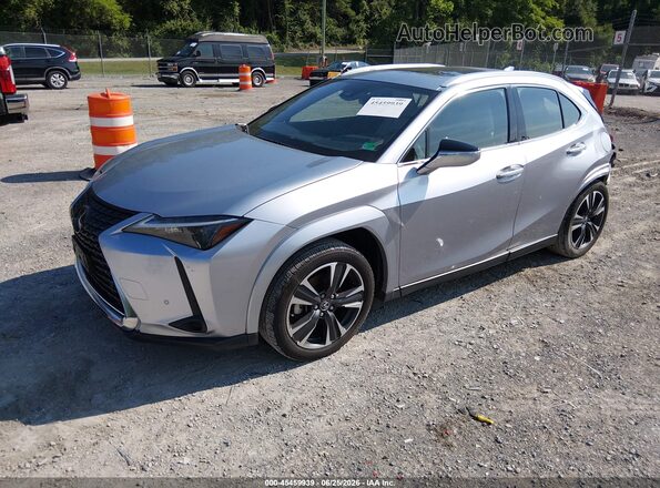 JTHP6JBHXP2157750 2023 LEXUS UX 250H Silver წინა მარცხენა ხედი სამი მეოთხედიდან