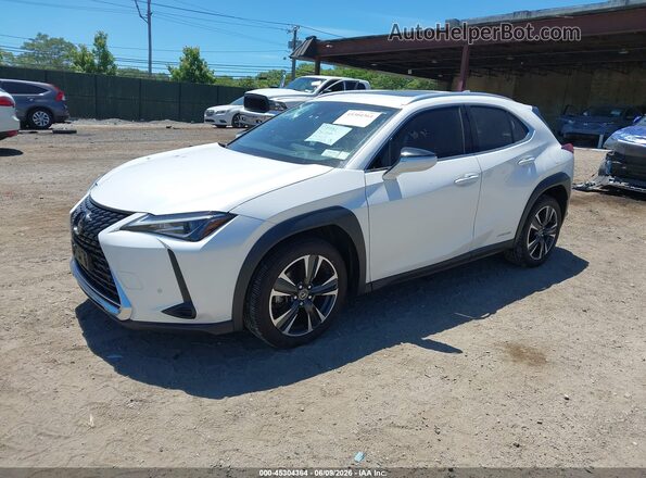 JTHP9JBH0M2051715 2021 LEXUS UX 250H White Առջևի ձախ երեք քառորդ տեսարան