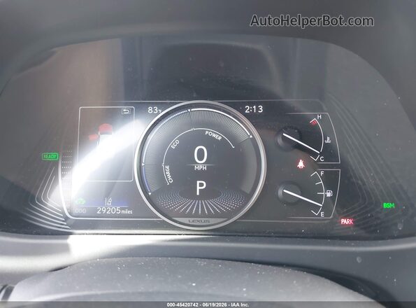 JTHP9JBH2L2020142 2020 LEXUS UX 250H Gray Հետևի նստատեղերի տեսք