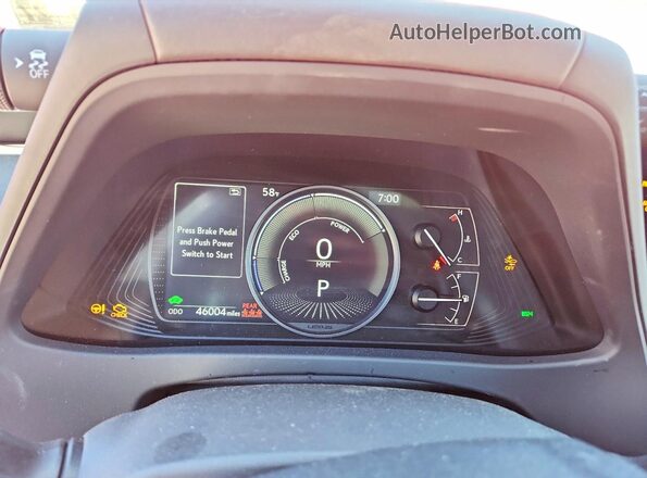 JTHP9JBH2P2063448 2023 LEXUS UX Red Vista del cuadro de instrumentos
