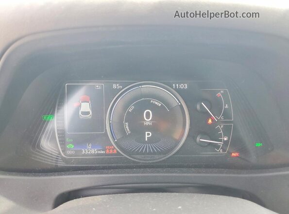 JTHP9JBH3N2056750 2022 LEXUS UX White Սարքավորումների վահանակի տեսք