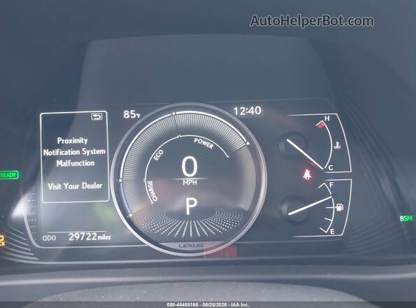 JTHP9JBH4M2037459 2021 LEXUS UX 250H Red Հետևի նստատեղերի տեսք