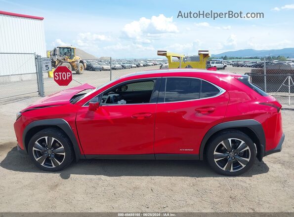 JTHP9JBH4M2037459 2021 LEXUS UX 250H Red Սալոնի 360 աստիճան տեսք