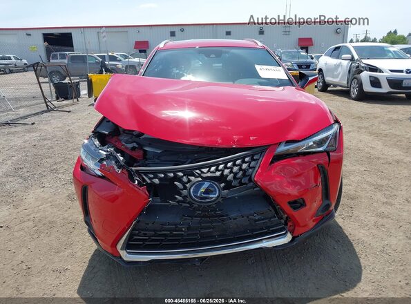 JTHP9JBH4M2037459 2021 LEXUS UX 250H Red Սարքավորումների վահանակի տեսք