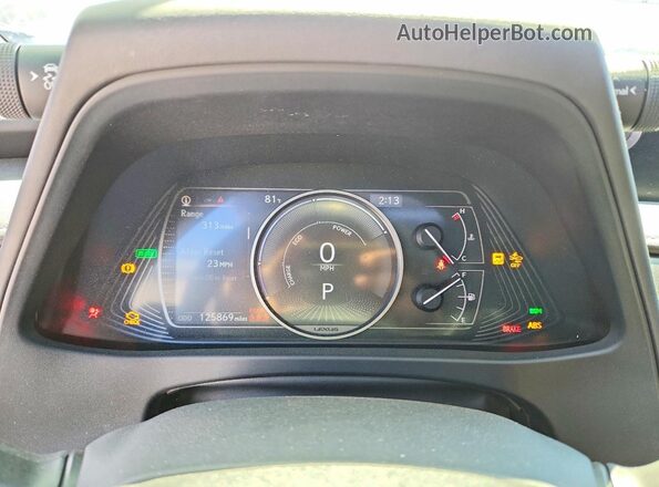 JTHP9JBH5M2053590 2021 LEXUS UX Silver Instrument cluster view
