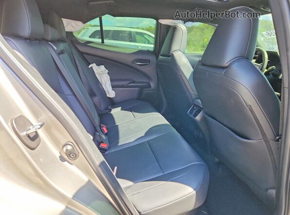 JTHP9JBH5M2053590 2021 LEXUS UX Silver Rear seats view