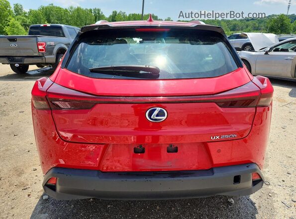 JTHP9JBH6N2060100 2022 LEXUS UX Red Հետևի տեսք