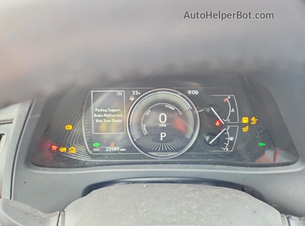 JTHP9JBH6R2076934 2024 LEXUS UX White Սարքավորումների վահանակի տեսք