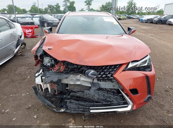 JTHP9JBH9L2031235 2020 LEXUS UX 250H Orange Widok wnętrza z tyłu