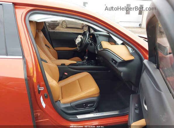 JTHP9JBH9L2031235 2020 LEXUS UX 250H Orange Widok wnętrza z przodu
