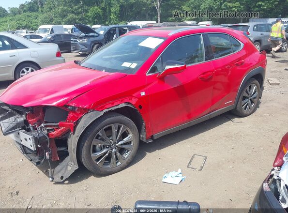 JTHR9JBH6M2041957 2021 LEXUS UX 250H Red Передня ліва чверть