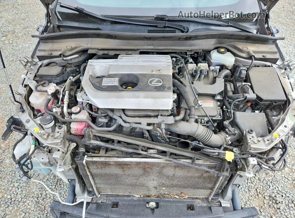 JTHR9JBH9L2020549 2020 LEXUS UX Silver Vista del compartimento del motor