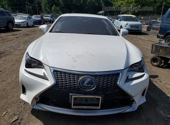 JTHS85BC3J5004343 2018 LEXUS RC White Vista frontal