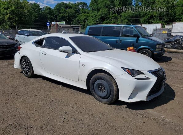 JTHS85BC3J5004343 2018 LEXUS RC White Delantero derecho