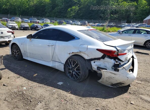 JTHS85BC3J5004343 2018 LEXUS RC White Trasero izquierdo