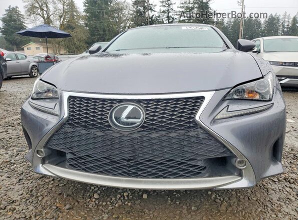 JTHSE5BC4H5007268 2017 LEXUS RC Silver Вид спереду