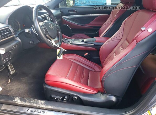 JTHSE5BC4H5007268 2017 LEXUS RC Silver Вид салону спереду