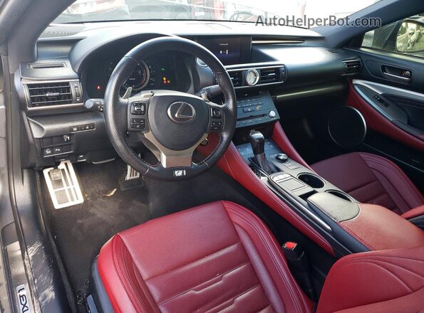 JTHSE5BC4H5007268 2017 LEXUS RC Silver Вид панелі приладів