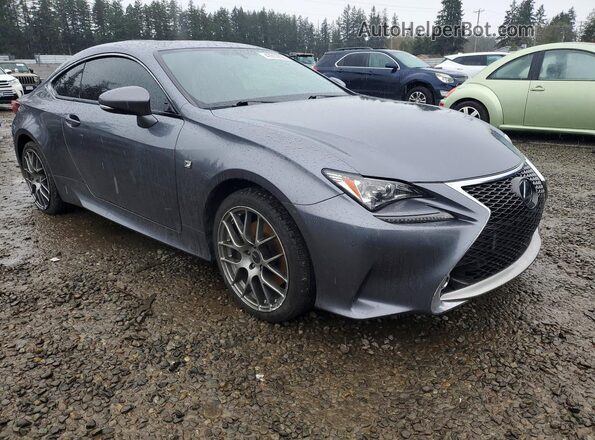 JTHSE5BC4H5007268 2017 LEXUS RC Silver Передня права чверть
