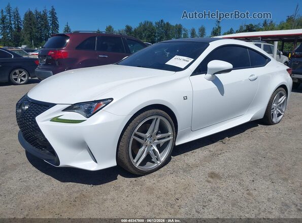 JTHSE5BC9G5007183 2016 LEXUS RC 350 White Front left