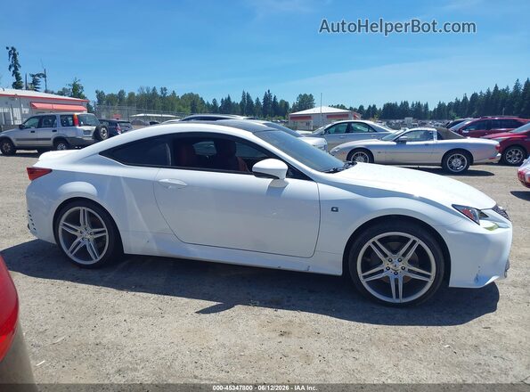 JTHSE5BC9G5007183 2016 LEXUS RC 350 White Rear interior view