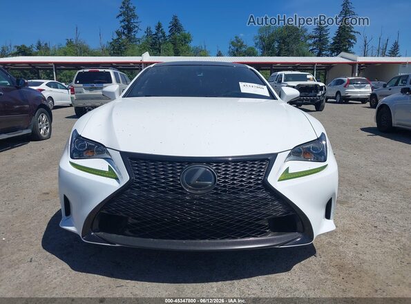 JTHSE5BC9G5007183 2016 LEXUS RC 350 White Instrument cluster view