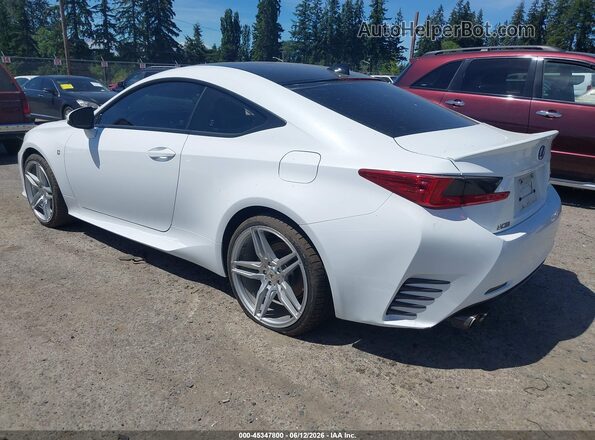 JTHSE5BC9G5007183 2016 LEXUS RC 350 White Rear left
