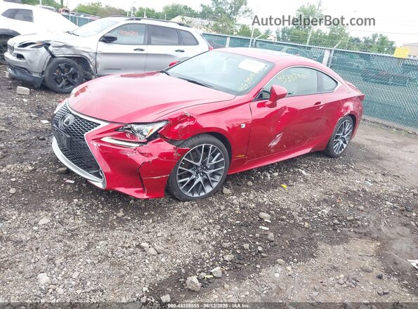 JTHSM5BC0H5003818 2017 LEXUS RC 300 Red Front left