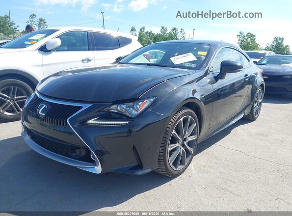 JTHSM5BC4H5002638 2017 LEXUS RC 300 Black Front left