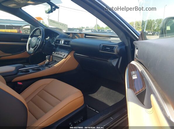 JTHSM5BC4H5002638 2017 LEXUS RC 300 Black Front interior view