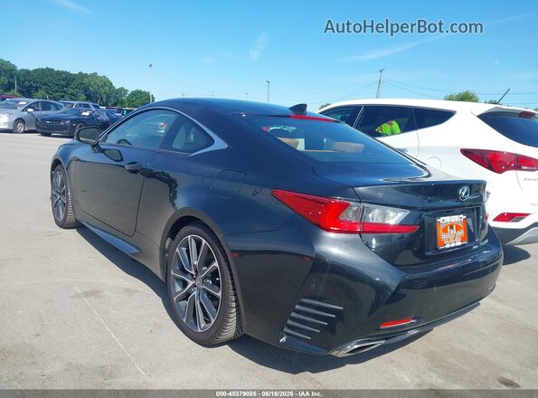 JTHSM5BC4H5002638 2017 LEXUS RC 300 Black Rear left