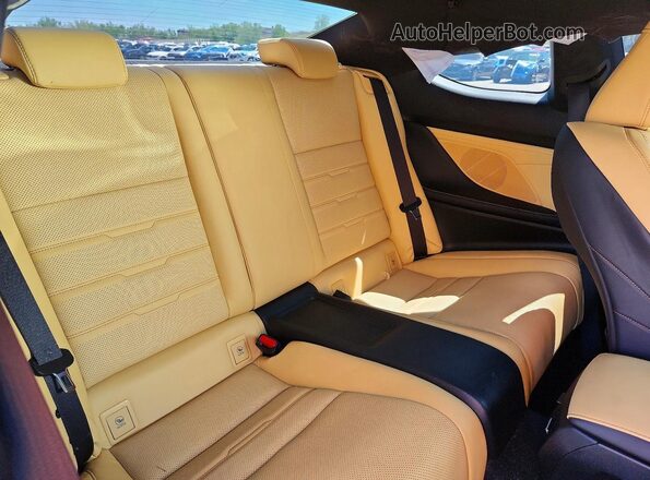 JTHSM5BC6G5000288 2016 LEXUS RC Gray უკანა სავარძლების ხედი