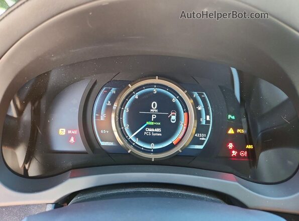 JTHSM5BC6G5000288 2016 LEXUS RC Gray ხელსაწყოთა პანელის ხედი