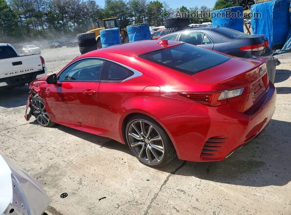 JTHSM5BCXH5002854 2017 LEXUS RC Red Tył lewy