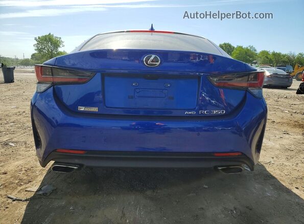 JTHSZ5BC6K5009907 2019 LEXUS RC Blue 