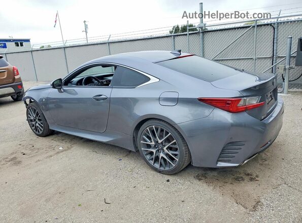 JTHSZ5BC9J5009026 2018 LEXUS RC Charcoal Trasero izquierdo