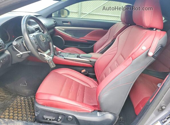 JTHSZ5BC9J5009026 2018 LEXUS RC Charcoal Vista interior delantera