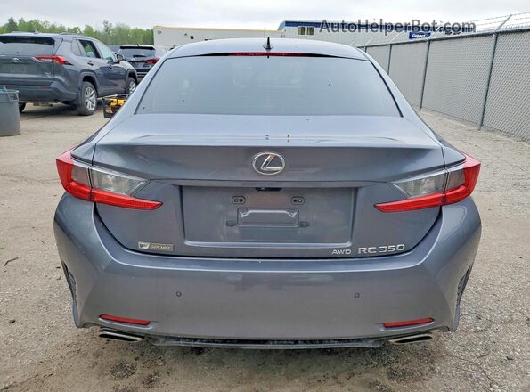 JTHSZ5BC9J5009026 2018 LEXUS RC Charcoal Vista trasera