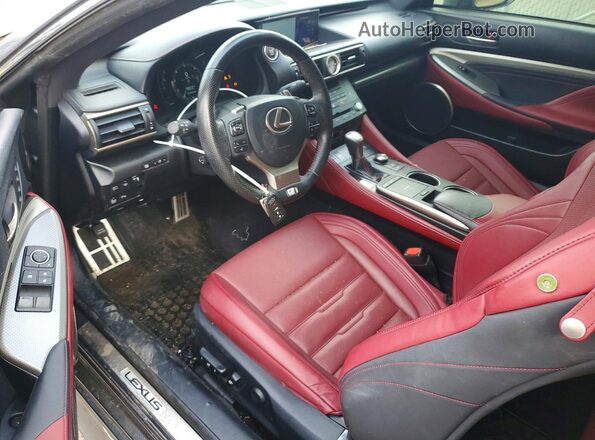 JTHSZ5BC9J5009026 2018 LEXUS RC Charcoal Vista del salpicadero