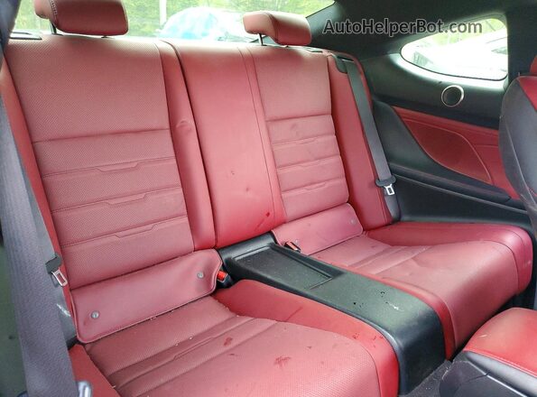 JTHSZ5BC9J5009026 2018 LEXUS RC Charcoal Vista de los asientos traseros