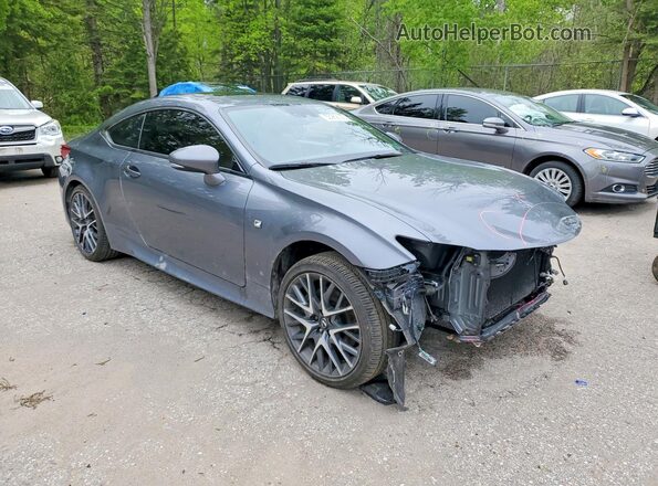 JTHSZ5BC9J5009026 2018 LEXUS RC Charcoal Delantero derecho